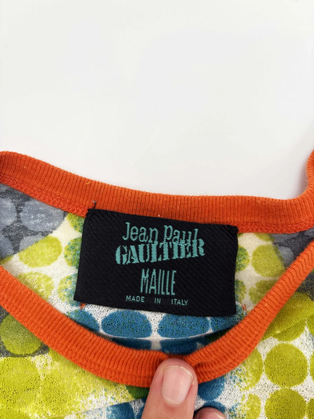 Jean Paul Gaultier F/W 1995 cyber dot bikini top — JAMES VELORIA
